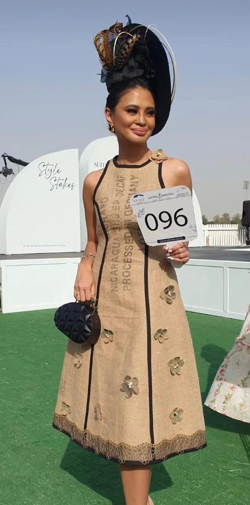 Winning Outfit of Most Creative Look - Dubai Style Stakes 2022